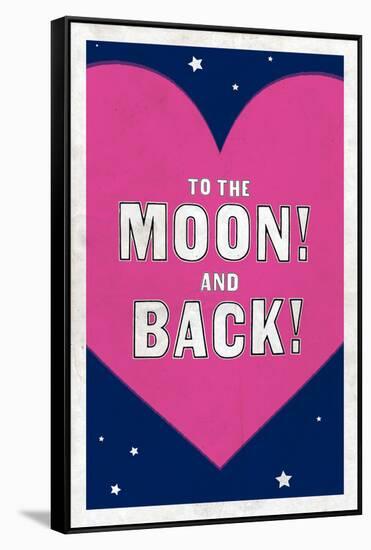 To The Moon! And Back!-null-Framed Stretched Canvas