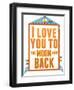 To The Moon and Back-null-Framed Giclee Print