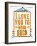 To The Moon and Back-null-Framed Giclee Print