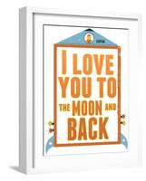 To The Moon and Back-null-Framed Giclee Print