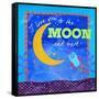 To the Moon-Fiona Stokes-Gilbert-Framed Stretched Canvas