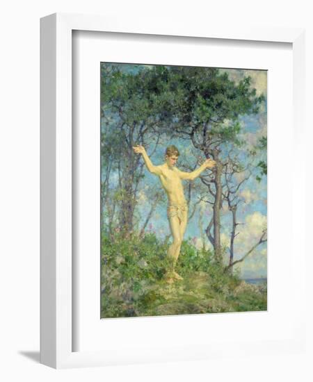 To the Morning Sun-Henry Scott Tuke-Framed Giclee Print