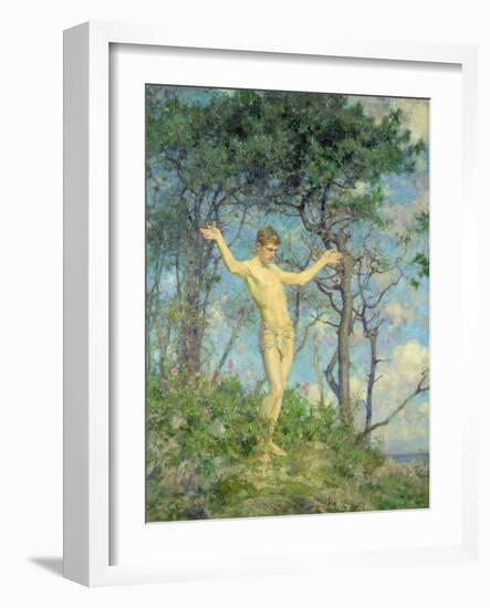 To the Morning Sun-Henry Scott Tuke-Framed Giclee Print