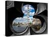 To the Railing of the Westminster Bridge - London Eye - Millennium Wheel - London - UK - England-Philippe Hugonnard-Stretched Canvas