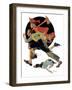 "To the Rescue", March 28,1931-Norman Rockwell-Framed Premium Giclee Print