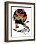 "To the Rescue", March 28,1931-Norman Rockwell-Framed Giclee Print