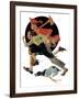 "To the Rescue", March 28,1931-Norman Rockwell-Framed Giclee Print