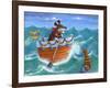 To the Rescue (Variant 1)-Peter Adderley-Framed Art Print