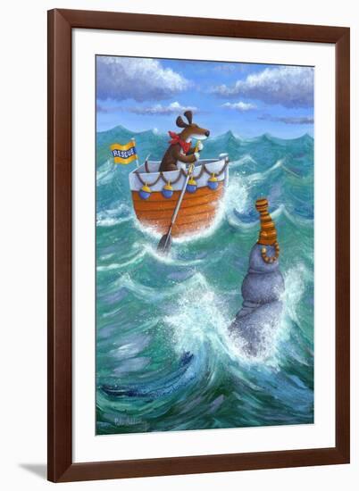 To the Rescue-Peter Adderley-Framed Art Print