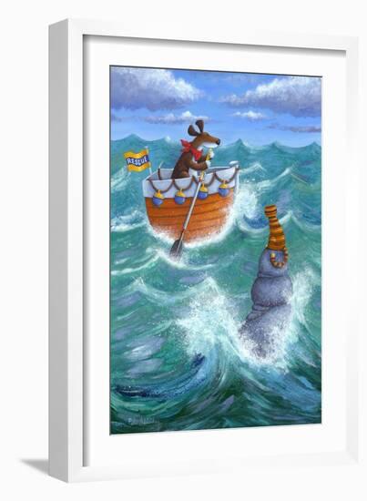 To the Rescue-Peter Adderley-Framed Art Print