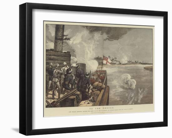 To the Rescue-William Heysham Overend-Framed Giclee Print