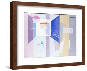 To the Right-To the Left, 1932-Wassily Kandinsky-Framed Giclee Print