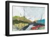 To The Sea No. 2-Jan Weiss-Framed Premium Giclee Print