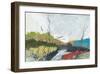 To The Sea No. 2-Jan Weiss-Framed Premium Giclee Print