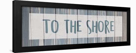 To the Shore-Kimberly Allen-Framed Art Print