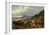 To the summer mountain pasture, 1860-Anna Kirstine Ancher-Framed Giclee Print