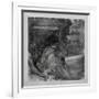 To the theatre. Around 1878. Monotype has black ink from China.-Edgar Degas-Framed Giclee Print