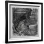 To the theatre. Around 1878. Monotype has black ink from China.-Edgar Degas-Framed Giclee Print