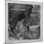 To the theatre. Around 1878. Monotype has black ink from China.-Edgar Degas-Mounted Giclee Print