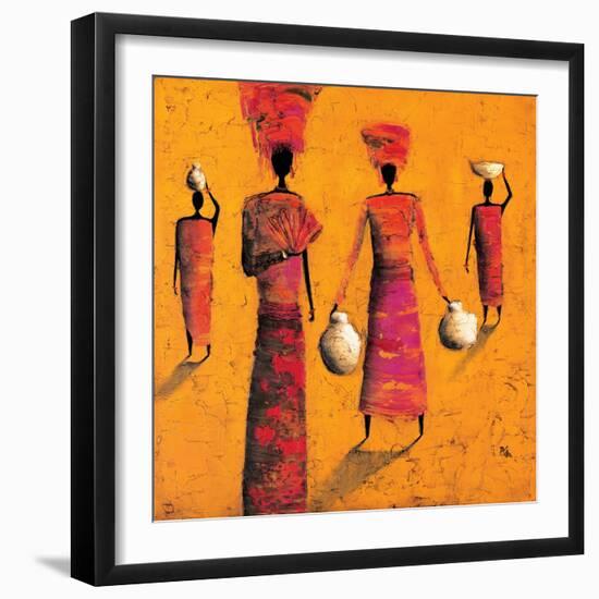 To the Village-Michel Rauscher-Framed Art Print