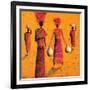 To the Village-Michel Rauscher-Framed Art Print