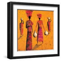 To the Village-Michel Rauscher-Framed Art Print