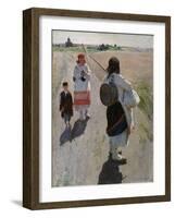 To the Work, 1895-Sergei Arsenyevich Vinogradov-Framed Giclee Print