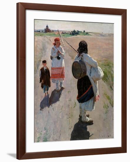 To the Work-Sergei Arsenyevich Vinogradov-Framed Giclee Print