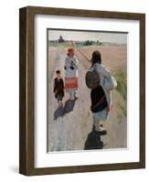 To the Work-Sergei Arsenyevich Vinogradov-Framed Giclee Print