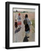 To the Work-Sergei Arsenyevich Vinogradov-Framed Giclee Print