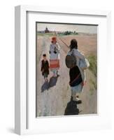 To the Work-Sergei Arsenyevich Vinogradov-Framed Giclee Print