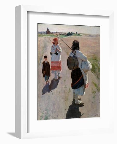 To the Work-Sergei Arsenyevich Vinogradov-Framed Giclee Print