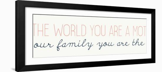 To the World-Kimberly Allen-Framed Art Print