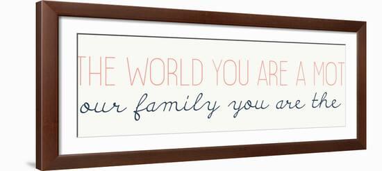 To the World-Kimberly Allen-Framed Art Print