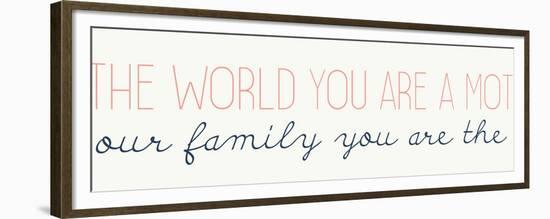 To the World-Kimberly Allen-Framed Premium Giclee Print