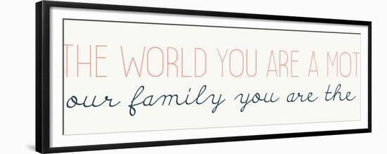 To the World-Kimberly Allen-Framed Premium Giclee Print