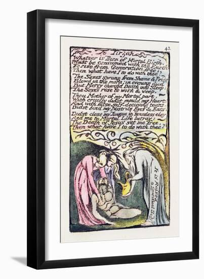 To Tirzah'-William Blake-Framed Giclee Print