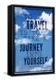 To Travel is To Take a Journey Into Yourself Quote-null-Framed Stretched Canvas