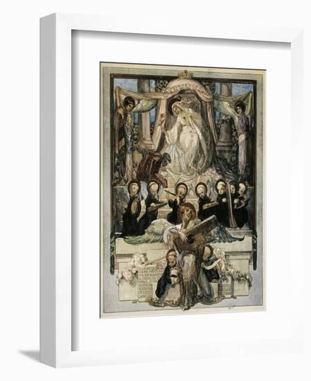 To Turn My Wish and Will E'En Now Prevailed, Love That Moves Sun and Other Stars, Paradiso-Dante Alighieri-Framed Giclee Print