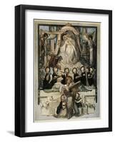 To Turn My Wish and Will E'En Now Prevailed, Love That Moves Sun and Other Stars, Paradiso-Dante Alighieri-Framed Giclee Print