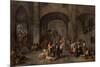 To Visit the Imprisoned, C. 1640-Cornelis De Wael-Mounted Giclee Print