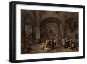To Visit the Imprisoned, C. 1640-Cornelis De Wael-Framed Giclee Print
