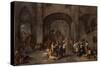To Visit the Imprisoned, C. 1640-Cornelis De Wael-Stretched Canvas