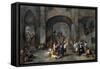 To Visit the Imprisoned-Cornelis De Wael-Framed Stretched Canvas