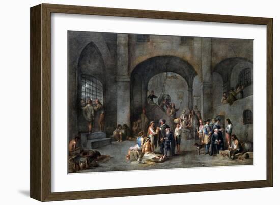 To Visit the Imprisoned-Cornelis De Wael-Framed Giclee Print