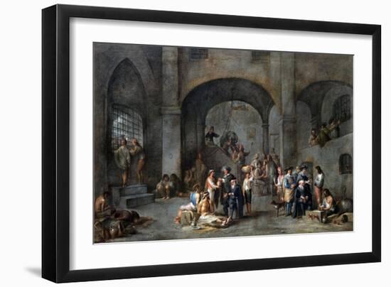 To Visit the Imprisoned-Cornelis De Wael-Framed Giclee Print