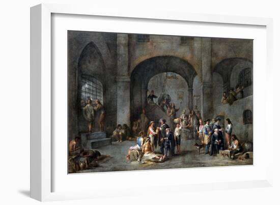 To Visit the Imprisoned-Cornelis De Wael-Framed Giclee Print