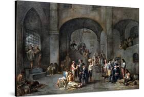 To Visit the Imprisoned-Cornelis De Wael-Stretched Canvas