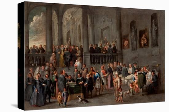 To Visit the Sick, C. 1640-Cornelis De Wael-Stretched Canvas