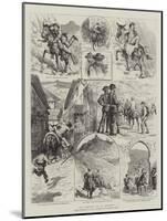 To Ximena on a Donkey-Godefroy Durand-Mounted Giclee Print